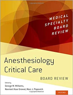 Anesthesiology Critical Care Board Review