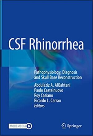 CSF Rhinorrhea Pathophysiology Diagnosis and Skull Base Reconstruction