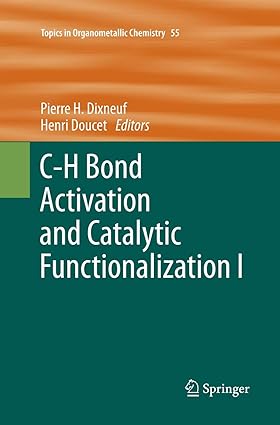 C H Bond Activation and Catalytic Functionalization I