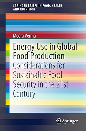Energy Use in Global Food Production Considerations for Sustainable Food Security in the 21st Century