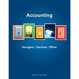 Accounting 9th Edition By Charles Horngren