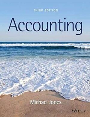 Accounting 3rd Edition By Michael Jones